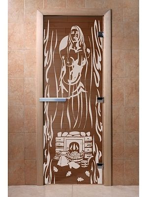 Дверь для сауны Doorwood «Горячий пар» (Ольха) 8мм