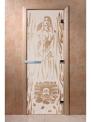 Дверь для сауны Doorwood «Горячий пар» (Ольха) 8мм