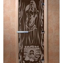 Дверь для сауны Doorwood «Горячий пар» (Ольха) 8мм