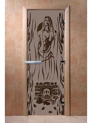 Дверь для сауны Doorwood «Горячий пар» (Ольха) 8мм