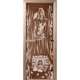 Дверь для сауны «Горячий пар»