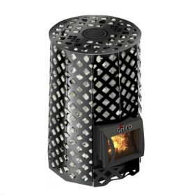 Дровяная банная печь Grill'D Violet Romb Short