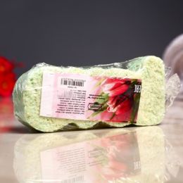 Бомбочка для ванны "Love" с ароматом яблока, зелёная