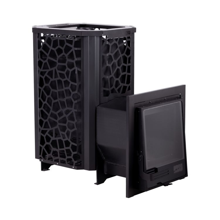 Печь банная Сталь - Мастер HARD Саванна 30L Панорама