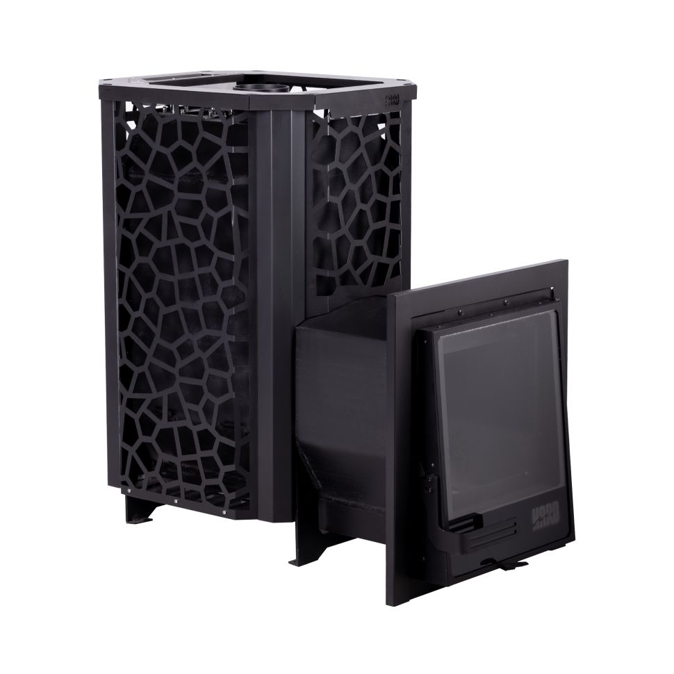 Печь банная Сталь - Мастер HARD Саванна 30L Панорама