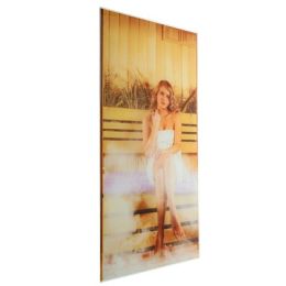 Картина для бани «Девушка в парной», 25х50 см
