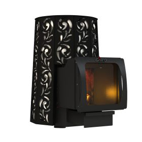 Дровяная банная печь Grill'D Violet Long Window Max