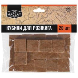 Кубики для розжига Maclay, 20 шт.