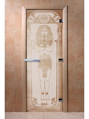 Дверь для сауны Doorwood «Египет» (Ольха) 8мм