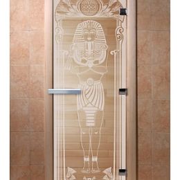 Дверь для сауны Doorwood «Египет» (Ольха) 8мм