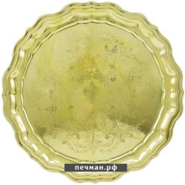 Поднос «Круг» с фигурным вырезом и узором