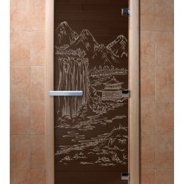Дверь для сауны Doorwood «Китай» (Ольха) 8мм