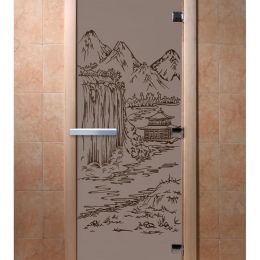 Дверь для сауны Doorwood «Китай» (Ольха) 8мм