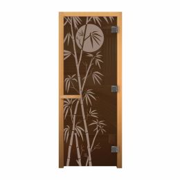 Дверь для бани и сауны Бамбук