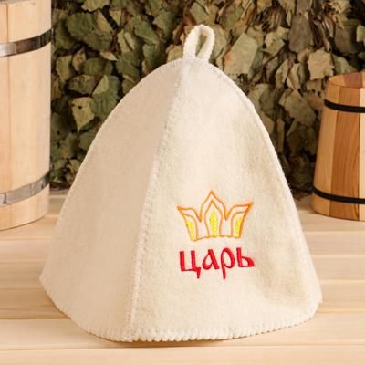 Подарочный набор 23 февраля Шапка "Царь всея Руси" + Ароматизатор "Кедр"