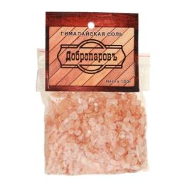 Гималайская красная соль "Добропаровъ", 2-5мм, 100гр