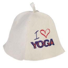 Банная шапка "I love YOGA"