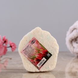 Бомбочка для ванны "Пироженка" с ароматом клубники, белая