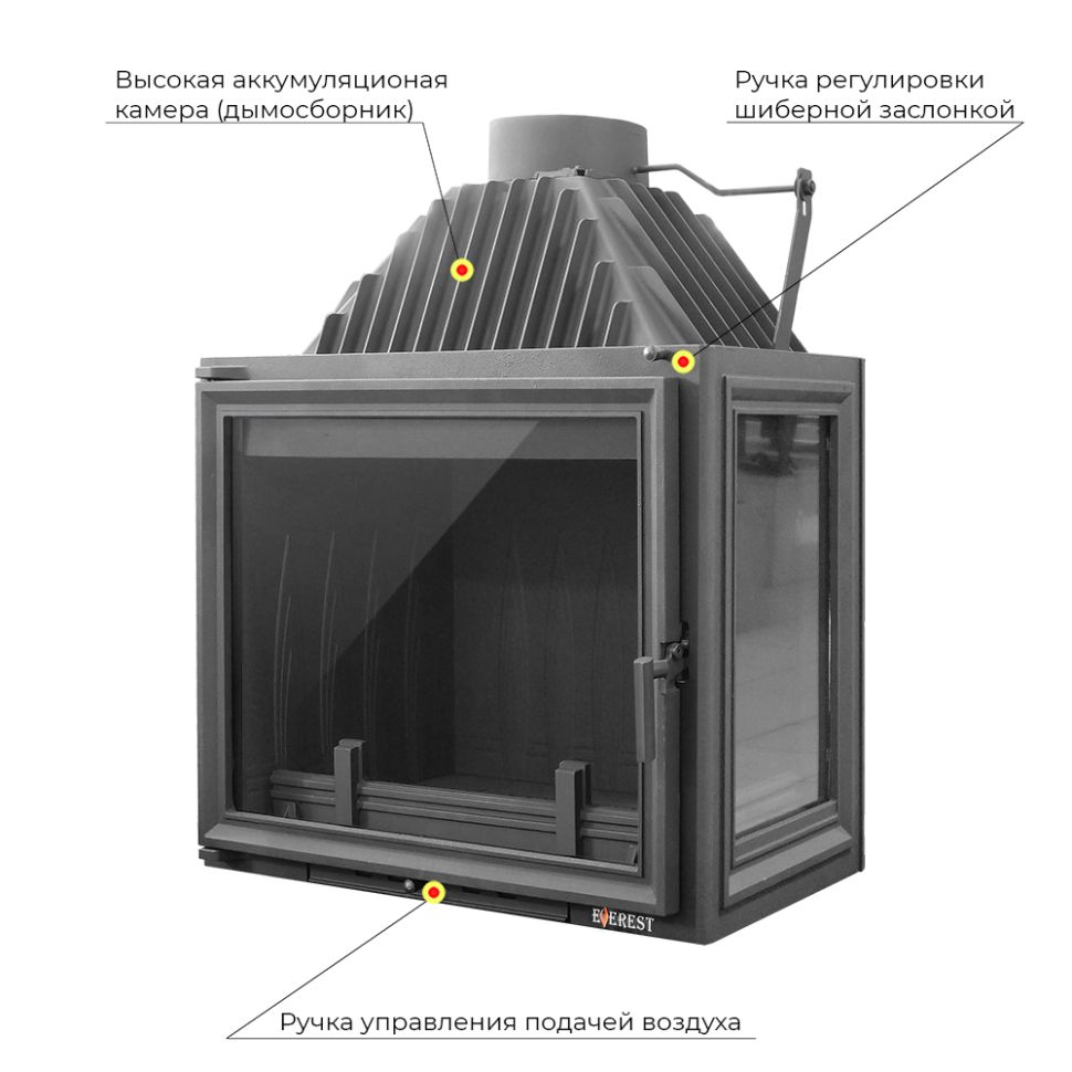 Каминная топка EVEREST A16 R