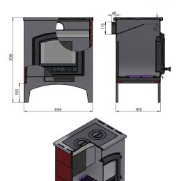 Печь отопительная Везувий В11 (224)