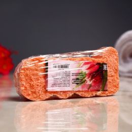 Бомбочка для ванны "Love" с ароматом апельсина, оранжевая