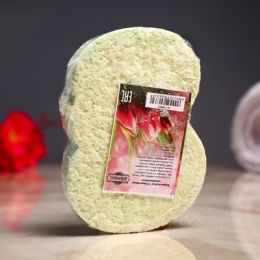 Бомбочка для ванны "С 8 марта с мишкой" с ароматом ванили, зеленая