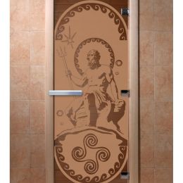 Дверь для сауны Doorwood «Посейдон» (Ольха) 8мм