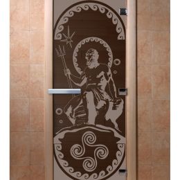 Дверь для сауны Doorwood «Посейдон» (Ольха) 8мм