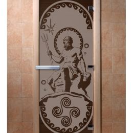 Дверь для сауны Doorwood «Посейдон» (Ольха) 8мм