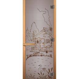 Дверь для бани и сауны Банька
