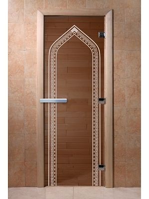 Дверь для сауны Doorwood «Арка» (Ольха) 8мм