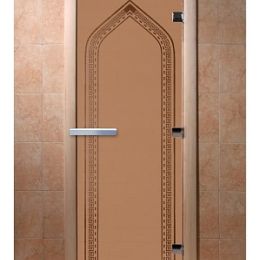 Дверь для сауны Doorwood «Арка» (Ольха) 8мм