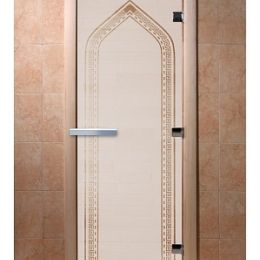 Дверь для сауны Doorwood «Арка» (Ольха) 8мм