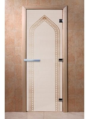 Дверь для сауны Doorwood «Арка» (Ольха) 8мм