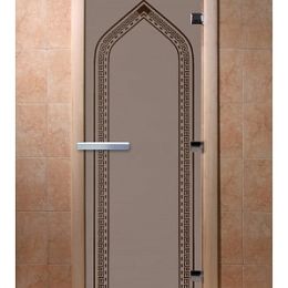 Дверь для сауны Doorwood «Арка» (Ольха) 8мм