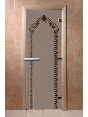 Дверь для сауны Doorwood «Арка» (Ольха) 8мм