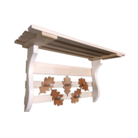 Полка-вешалка SL "Дубок", 5 крючков, липа