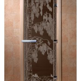 Дверь для сауны Doorwood «Березка» (Ольха) 8мм