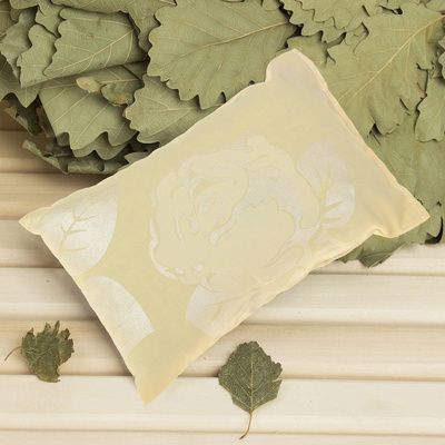 Фитоподушка из стружки берёзы с душицей, 10x15см