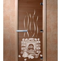 Дверь для сауны Doorwood «Банька» (Ольха) 8мм