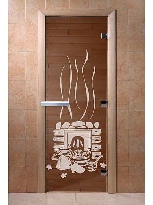 Дверь для сауны Doorwood «Банька» (Ольха) 8мм