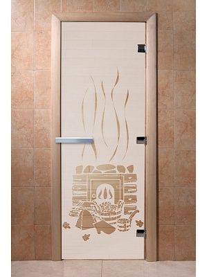 Дверь для сауны Doorwood «Банька» (Ольха) 8мм