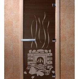 Дверь для сауны Doorwood «Банька» (Ольха) 8мм