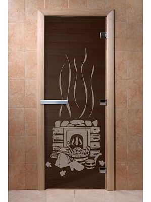 Дверь для сауны Doorwood «Банька» (Ольха) 8мм