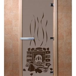 Дверь для сауны Doorwood «Банька» (Ольха) 8мм