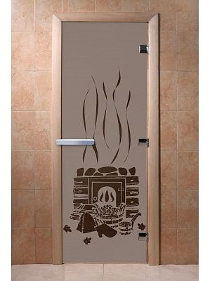 Дверь для сауны Doorwood «Банька» (Ольха) 8мм
