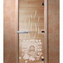 Дверь для сауны Doorwood «Банька» (Ольха) 8мм