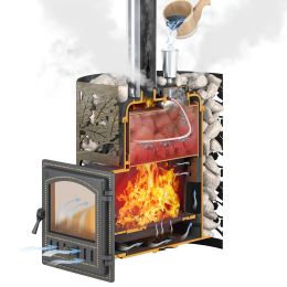 Печь для бани Эверест 24 Легкий пар (280)