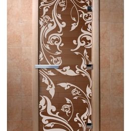 Дверь для сауны Doorwood «Венеция» (Ольха) 8мм