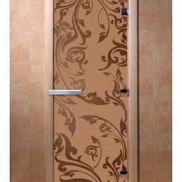 Дверь для сауны Doorwood «Венеция» (Ольха) 8мм